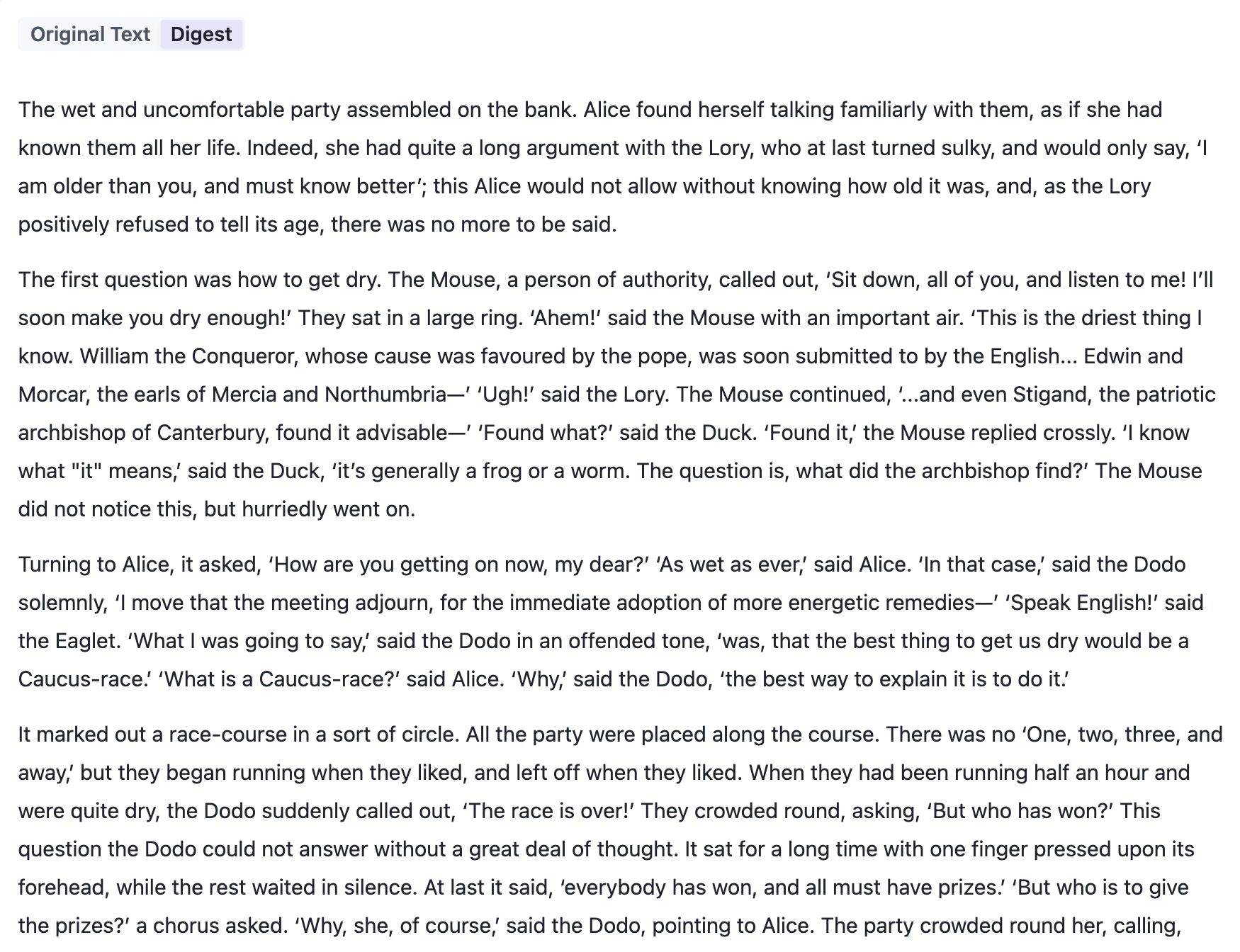 Key Points and Summary